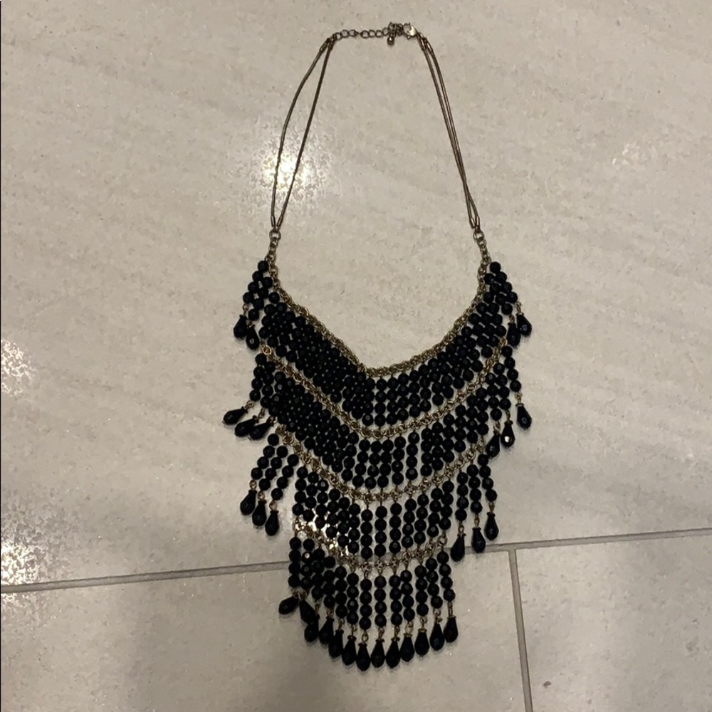 Vintage Multi-strand Bib Necklace